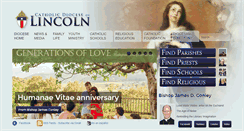 Desktop Screenshot of lincolndiocese.org