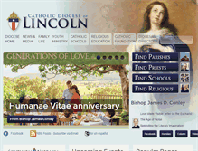 Tablet Screenshot of lincolndiocese.org